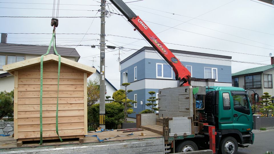 PANELHOUSEの施工、組立済み配送
